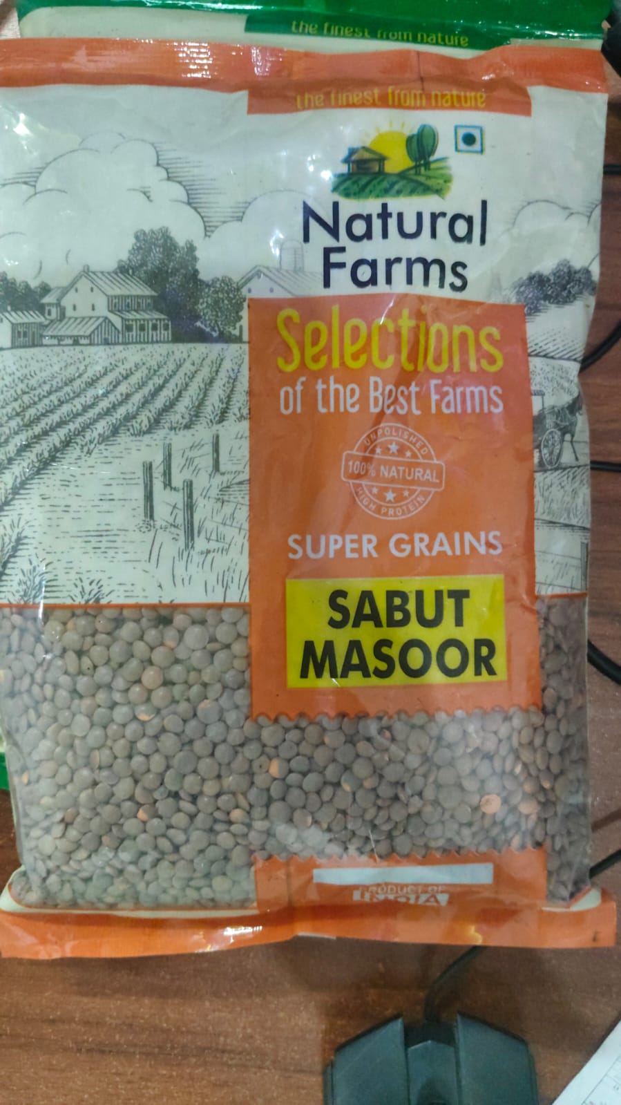 Nature Farm Sabut Masoor Daal