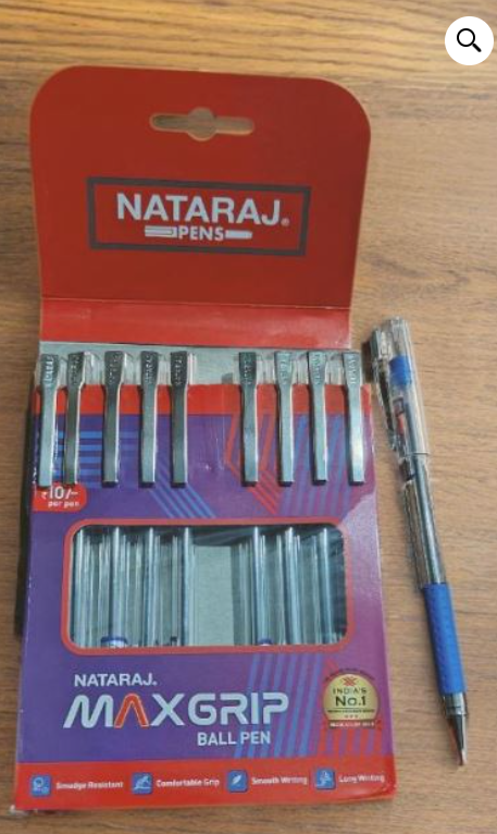 NATARAJ MAXGRIP BLUE PEN