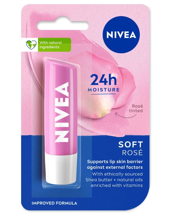 NIVEA SOFT ROSE 4.8 GM LIP