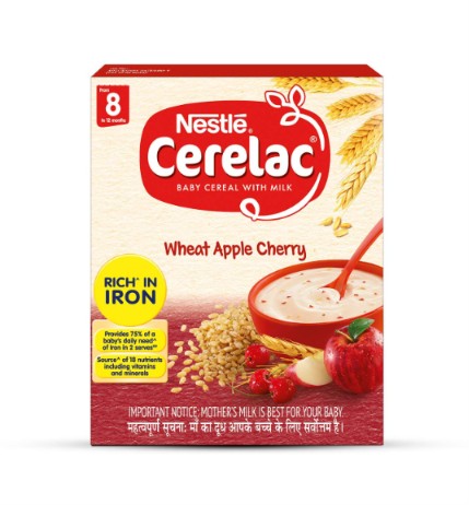 NESTLE CERELAC WHEAT APPLE CHERRY.