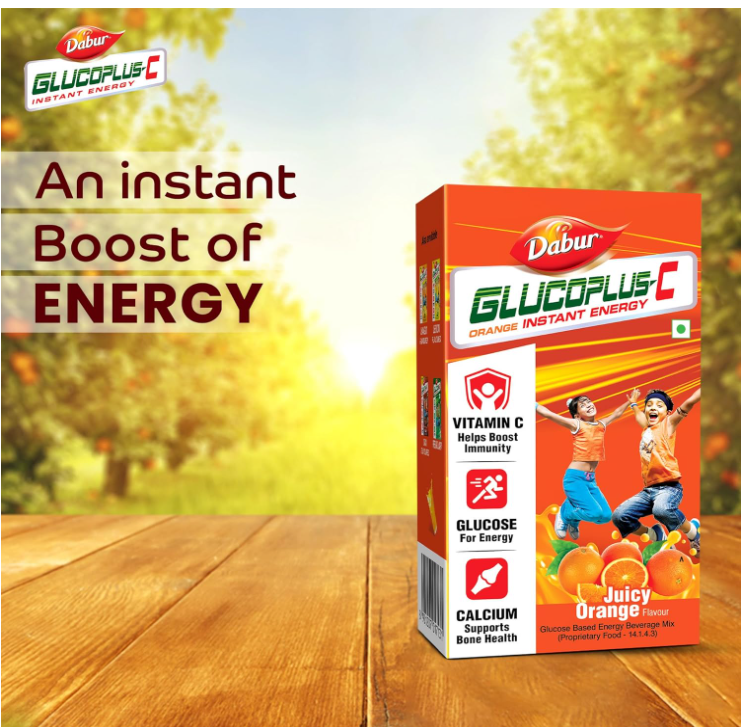 Dabur Gluco Plus Orange 75gm