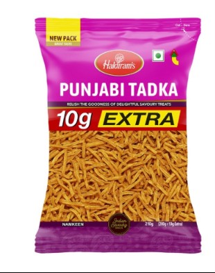HALDIRAM PUNJABI TADKA 210 G