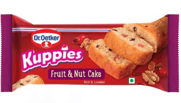 DR OETKER FRUIT & NUT CAKE 125 GM